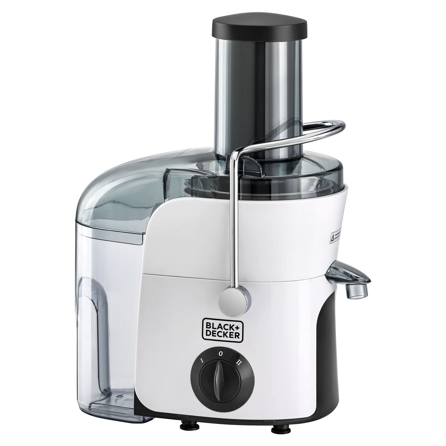 Black & Decker Juicer Extractor, 800W Power with Copper Motor, 500ml Juice collector, 1.5L Large pulp container, 2 Speed Control عصارة بلاك + ديكر نحاسية لاستخراج العصير 800 واط بوعاء ستانلس ستيل 1.5 لتر باعدادات سرعة متنوعة Black & Decker Juicer Extractor, 800W Power with Copper Motor, 500ml Juice collector, 1.5L Large pulp container, 2 Speed Control عصارة بلاك + ديكر نحاسية لاستخراج العصير 800 واط بوعاء ستانلس ستيل 1.5 لتر باعدادات سرعة متنوعة